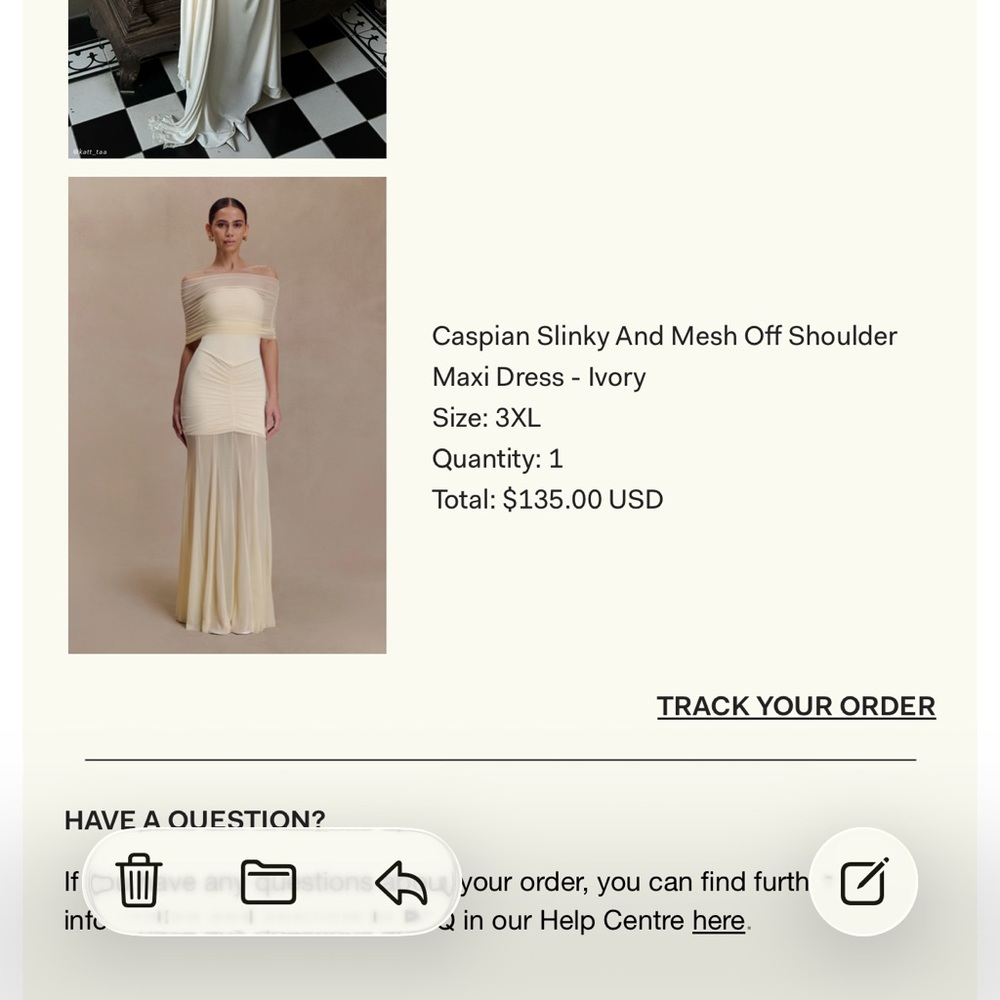 Caspian Meshki dress